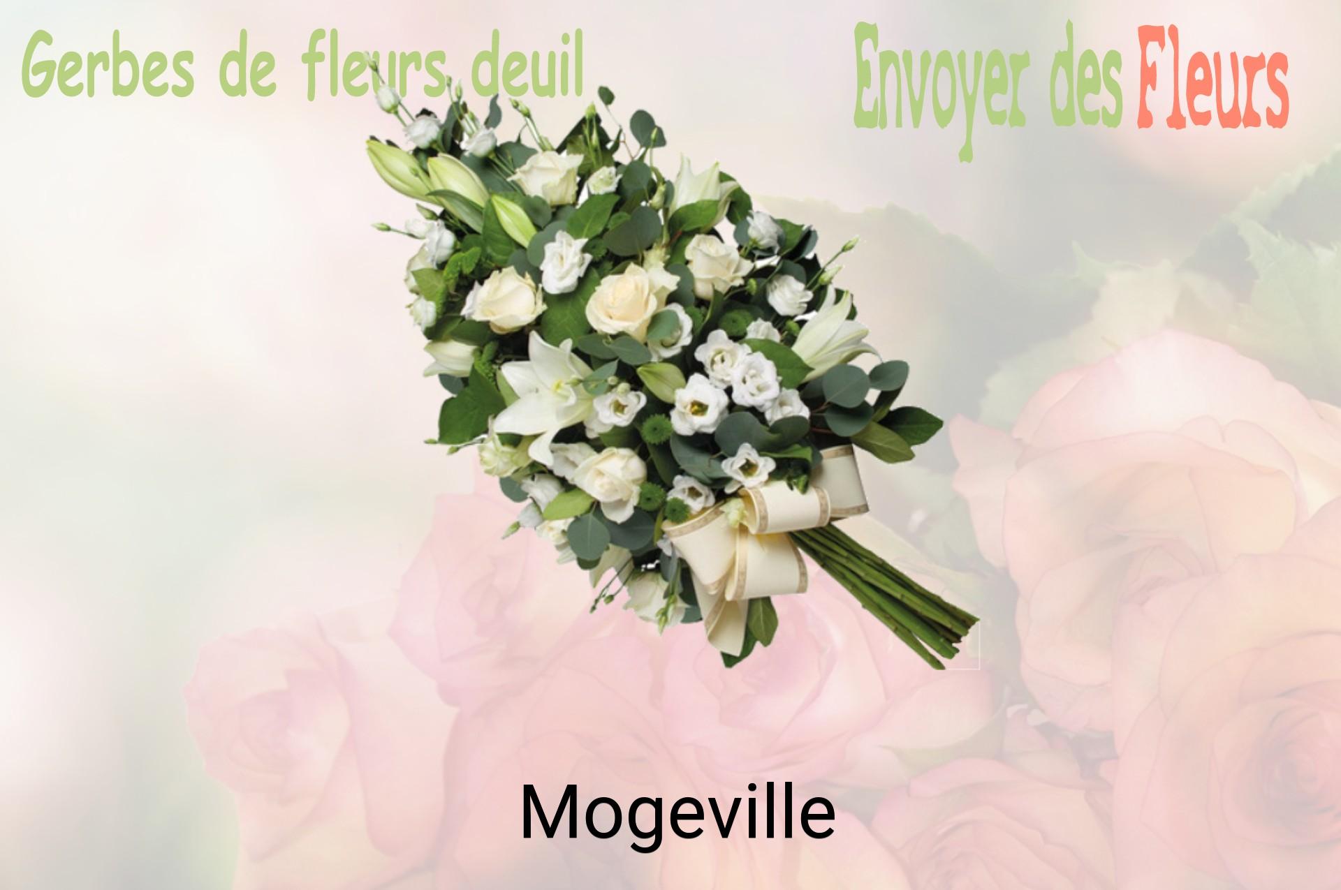 Gerbe de fleurs de deuil livrée à Mogeville